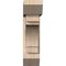 Ekena Millwork Merced Slat Smooth Bracket w/ Offset Brace, Douglas Fir, 7 1/2"W x 28"D x 28"H BKT0806X28X28MRC06SDF - alternate 3